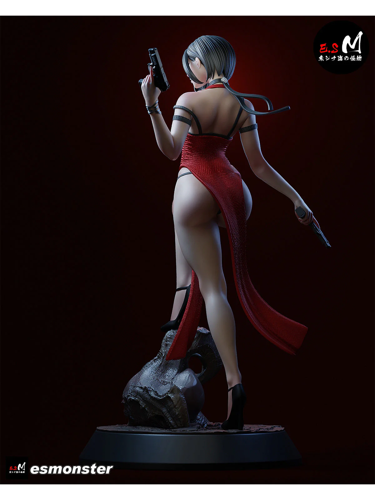 The Woman in Red Statue - Image 5