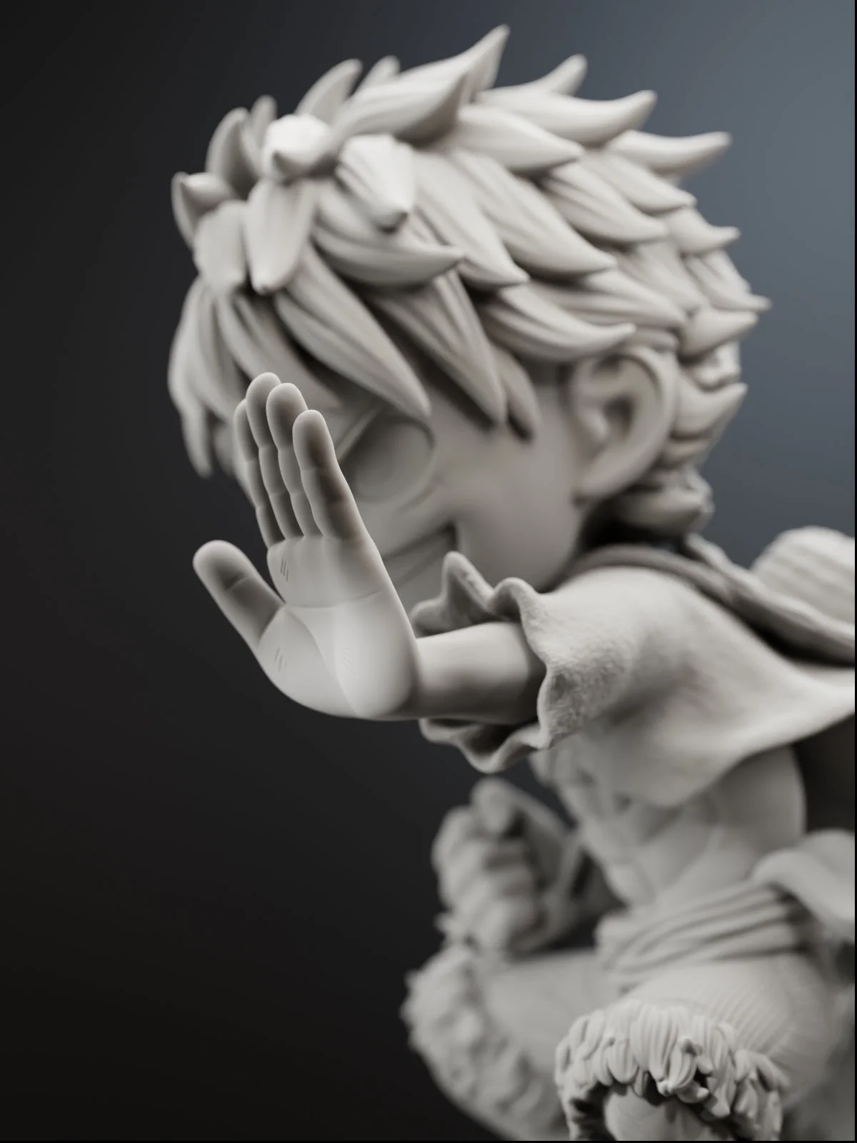 Tiny Pirate King Statue - Image 12