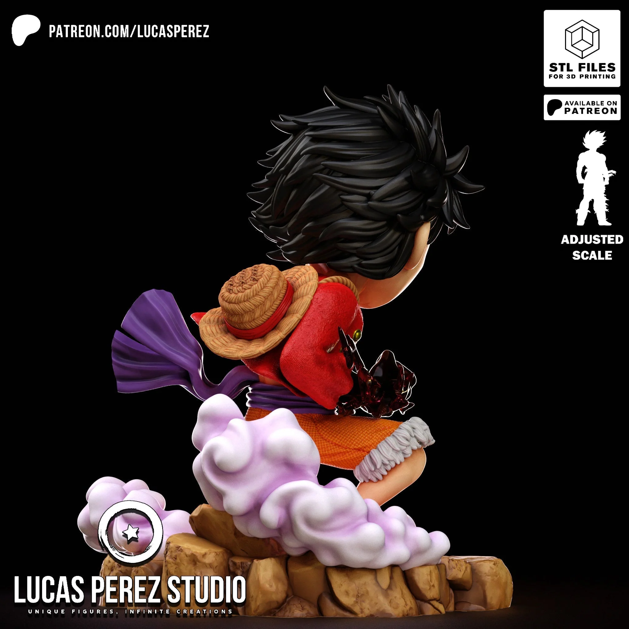 Tiny Pirate King Statue - Image 4