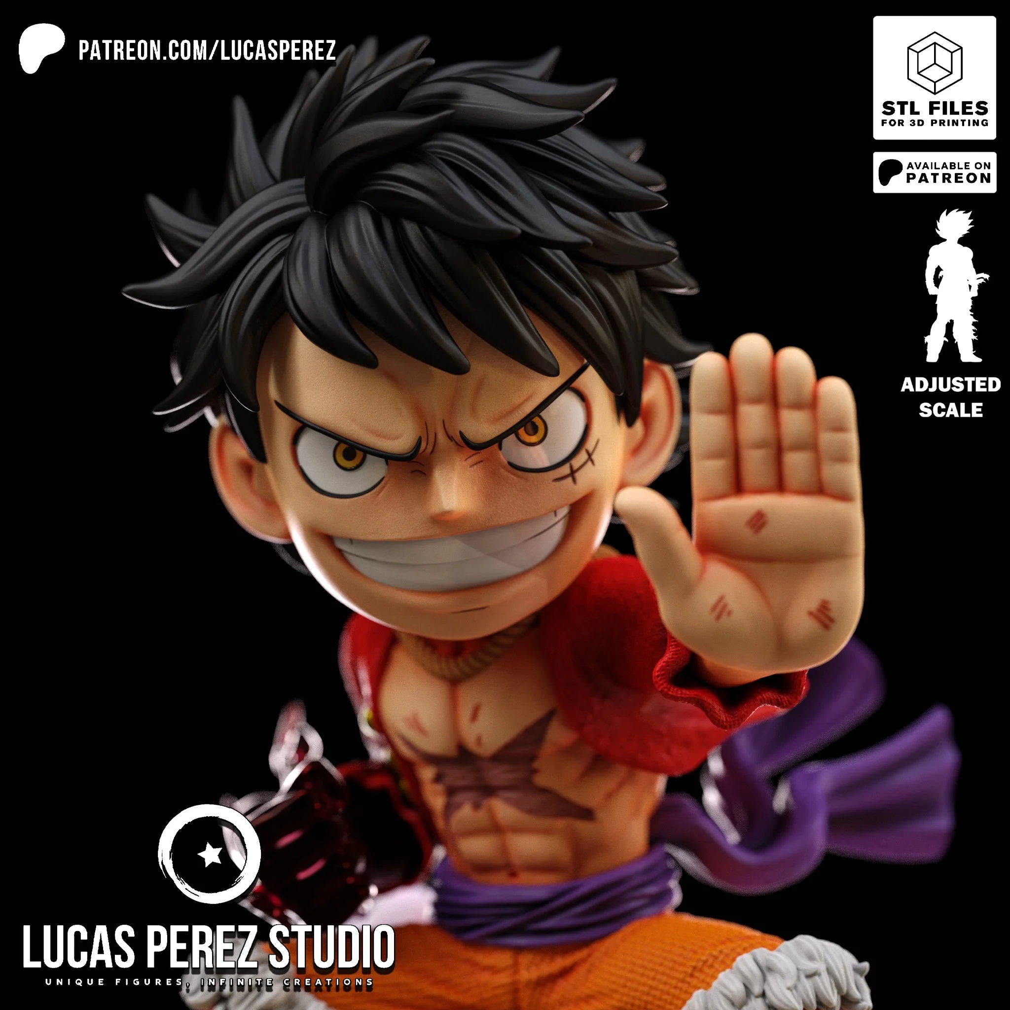 Tiny Pirate King Statue - Image 6