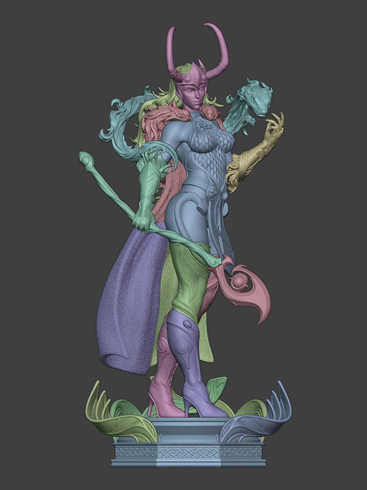 Trickster Serpent Statue - Image 10