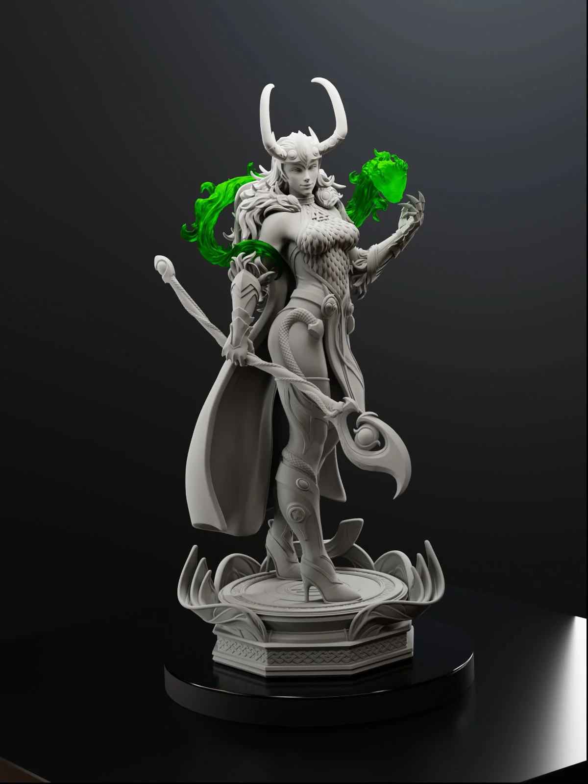Trickster Serpent Statue - Image 13