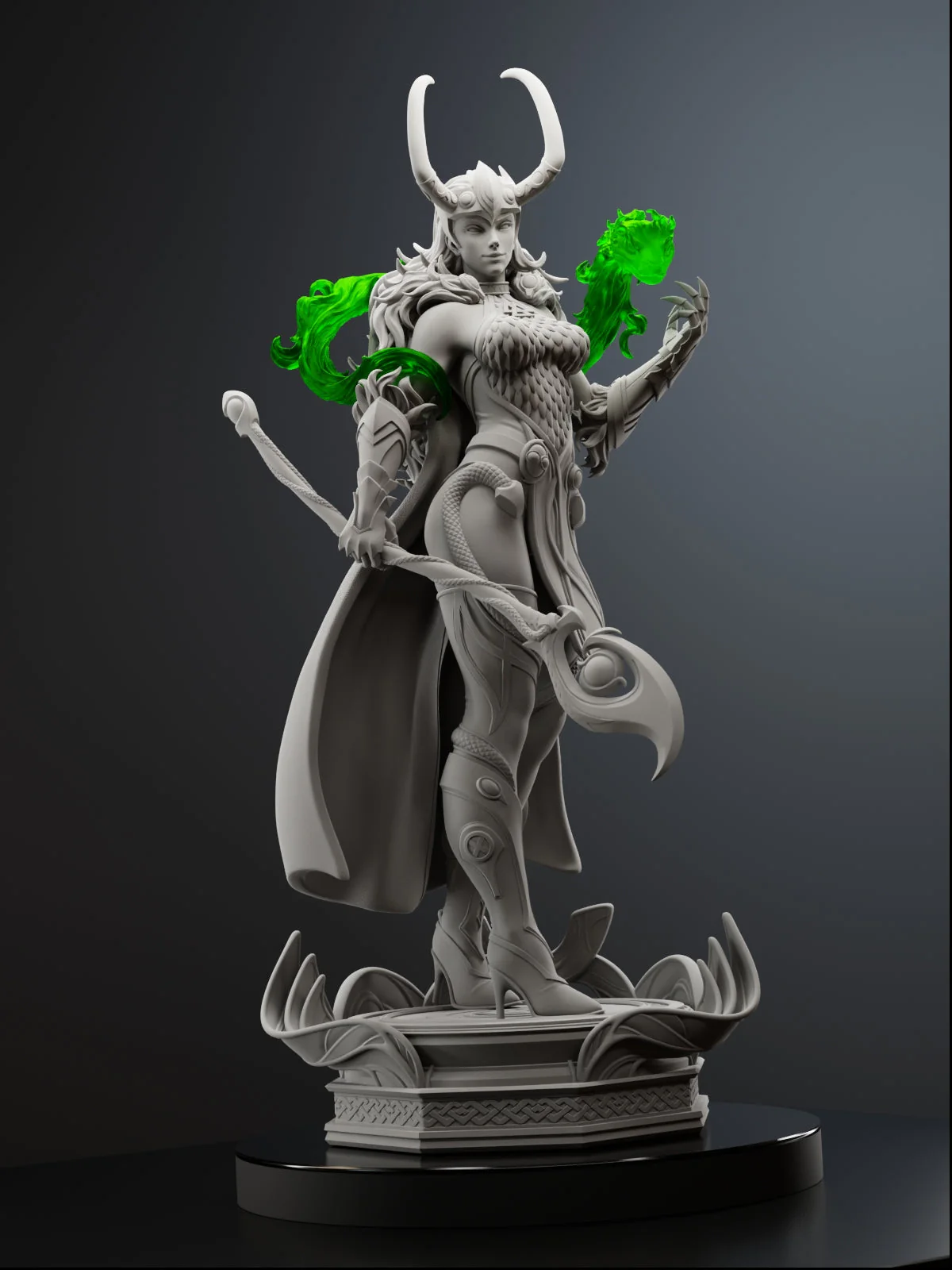 Trickster Serpent Statue - Image 14