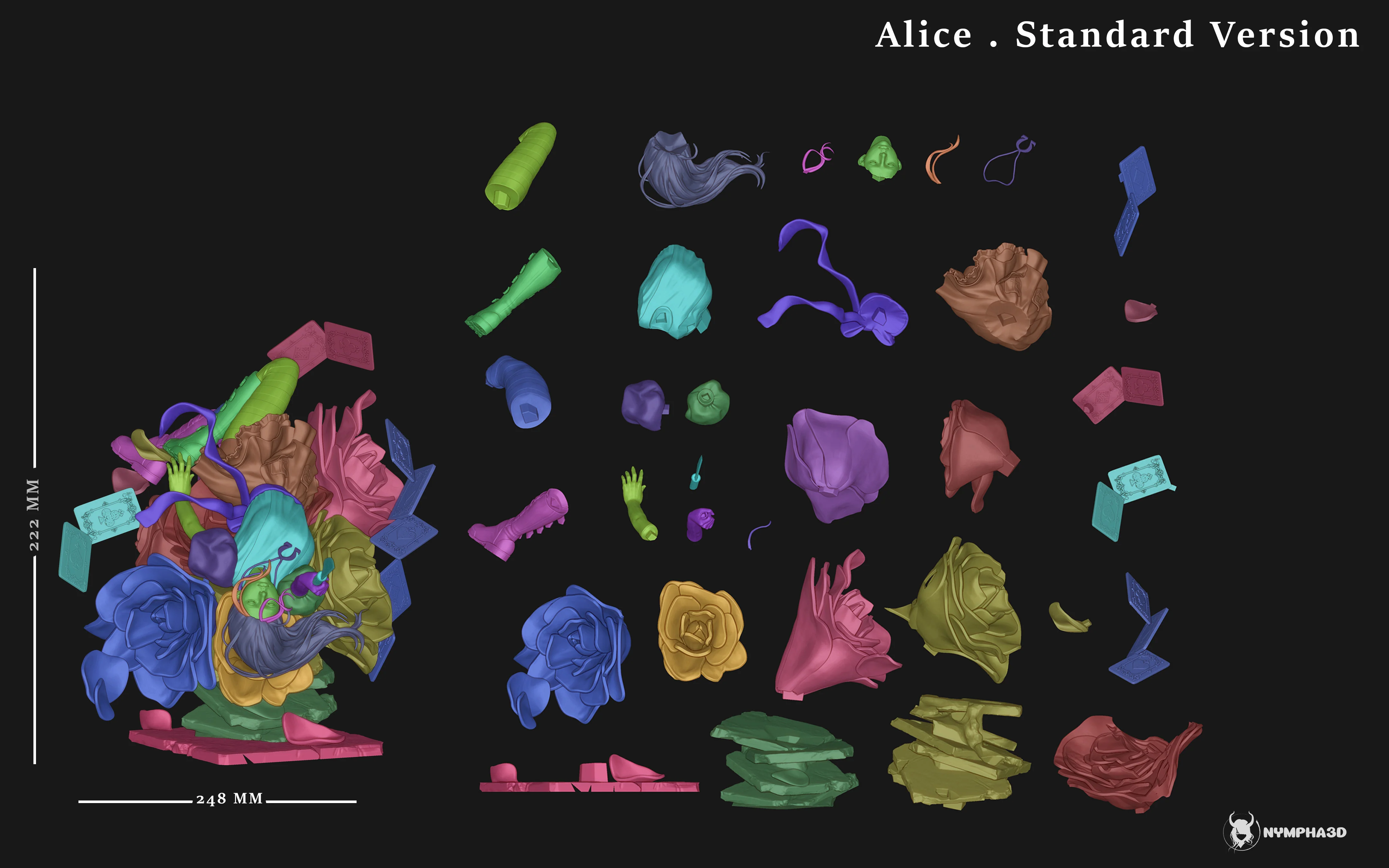 Twisted Wonderland Alice Statue - Image 12