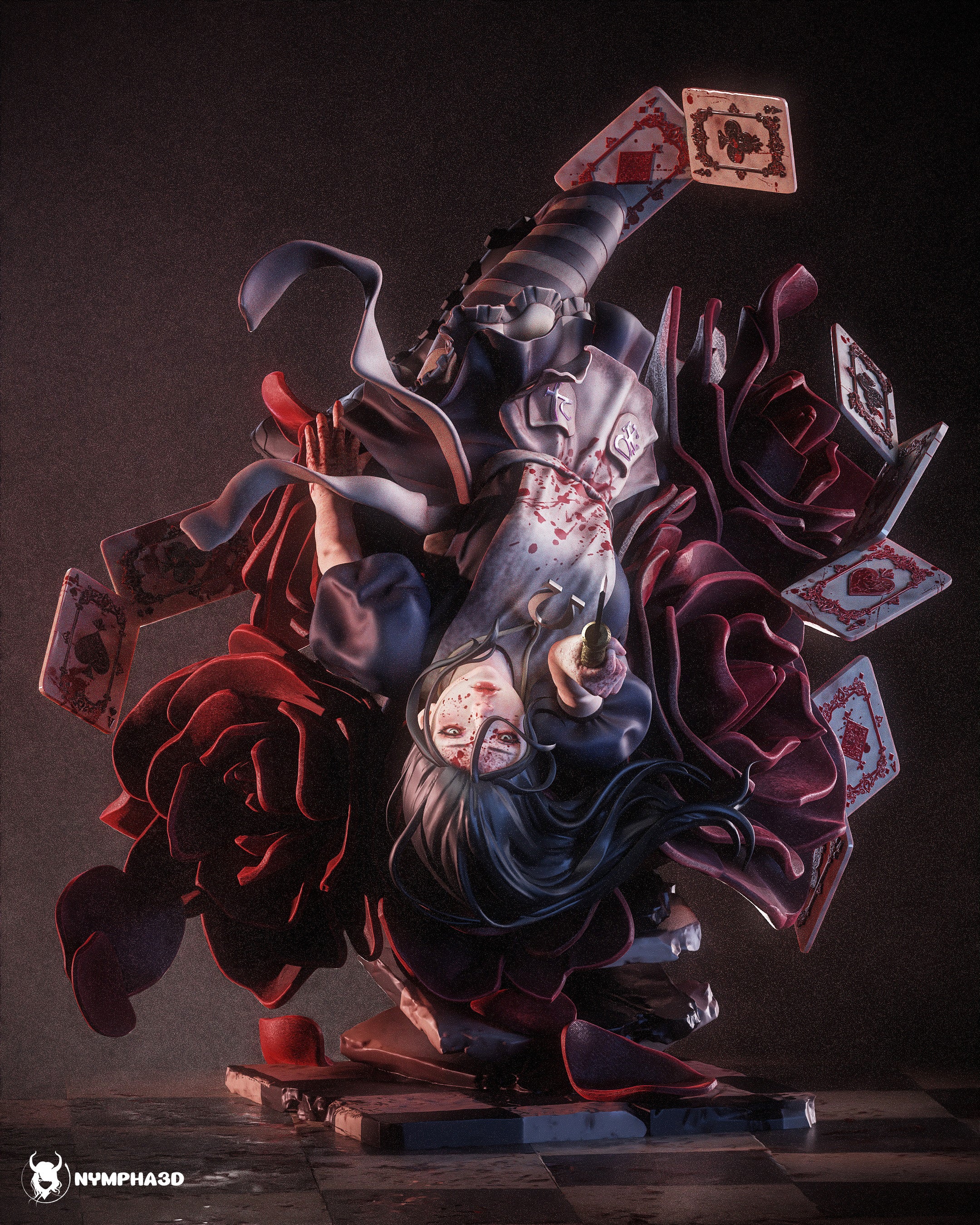 Twisted Wonderland Alice Statue - Image 5