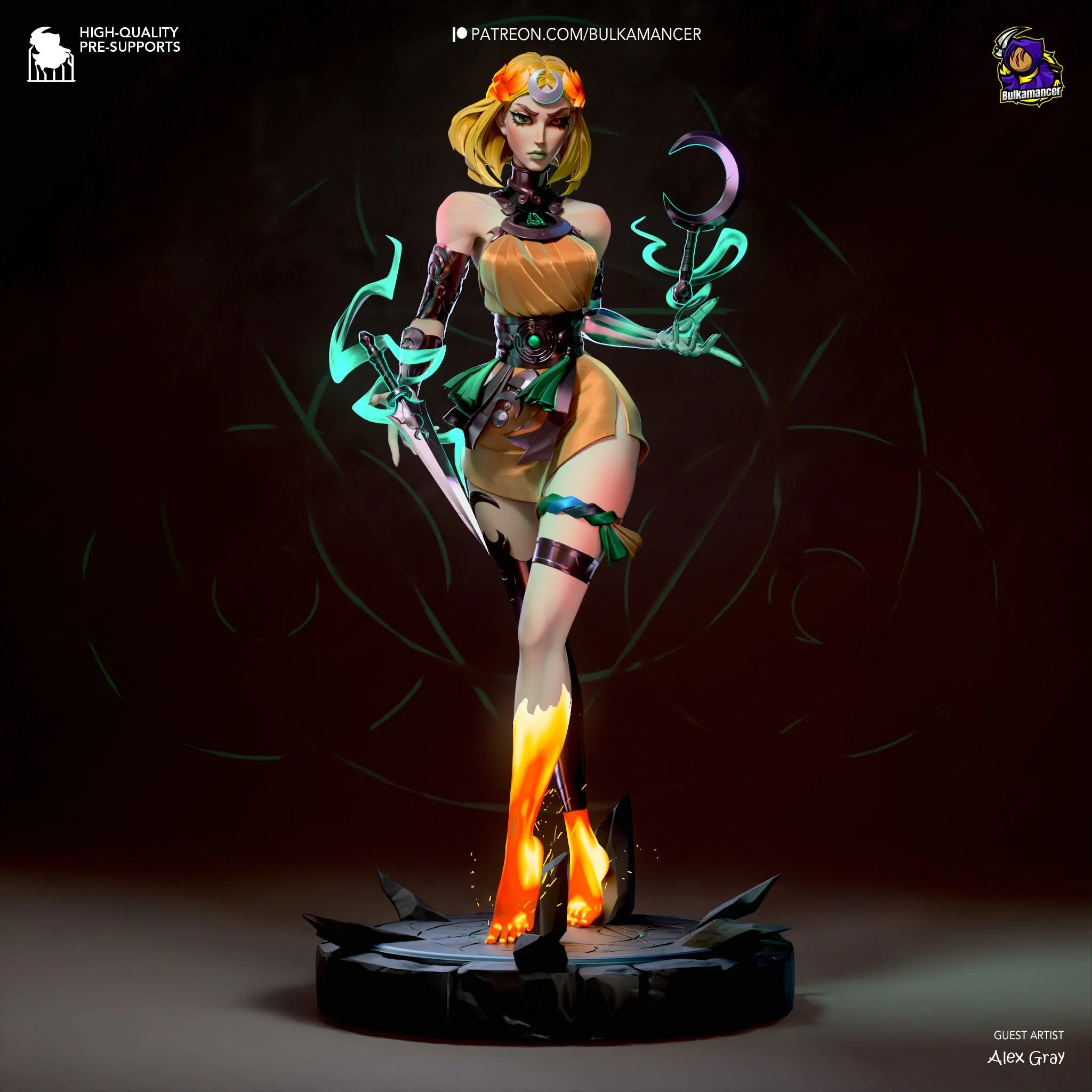 Underworld Princess Statue - Image 3