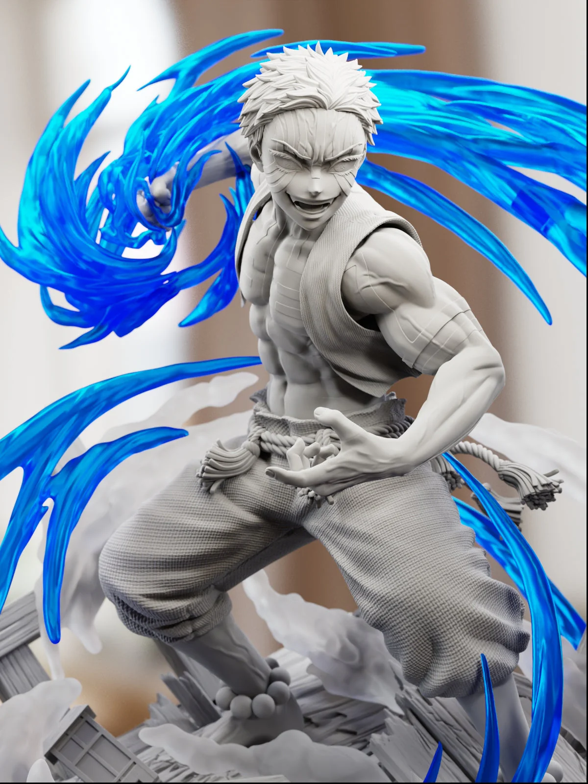 Upper Moon Three Statue