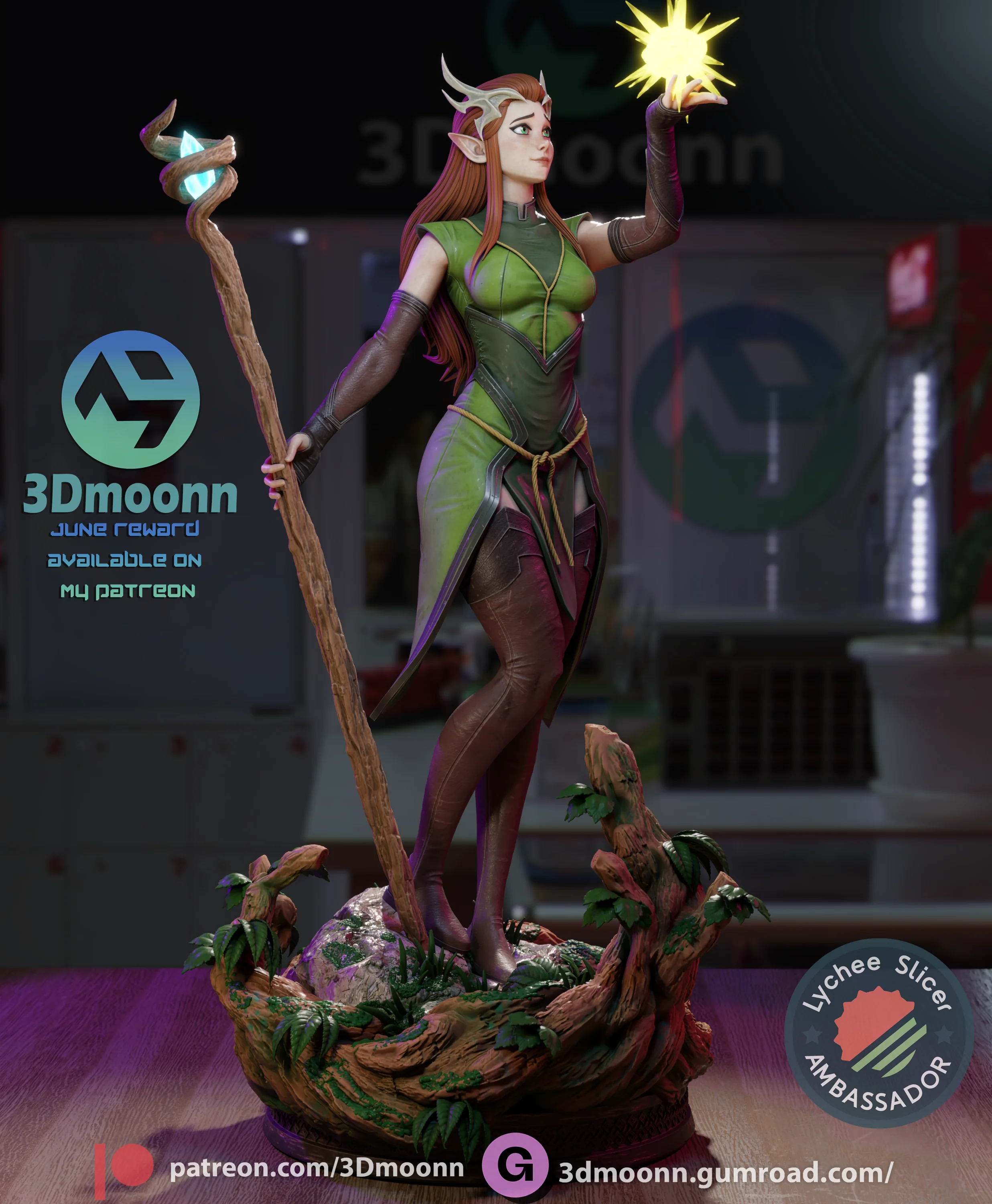 Voice of the Tempest Statue