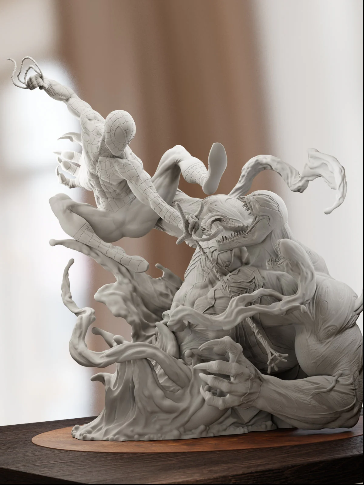 Webs and Shadows Statue